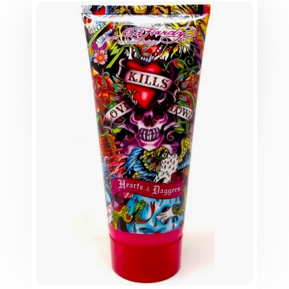 Ed Hardy Other - ED HARDY LOTION HEARTS & DAGGERS SHIMMERING BODY LOTION LOVE KILLS SLOWLY 3 OZ